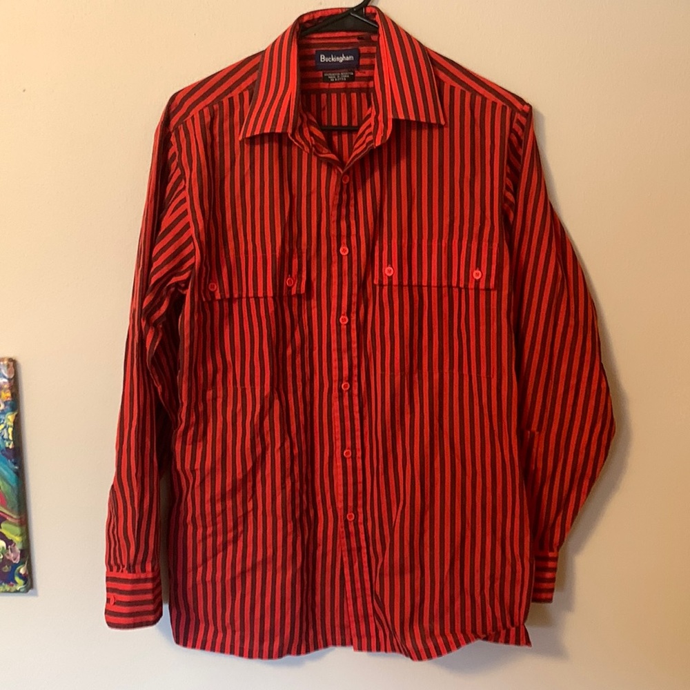 Buckingham long sleeve button down shirt